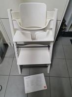 Witte trip trap stokke incl babyset, Kinderen en Baby's, Kinderstoelen, Ophalen, Zo goed als nieuw