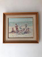 Strandzicht schilderij., Ophalen of Verzenden
