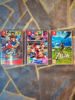 Jeux Nintendo Switch (Mario Kart 8 Zelda BoTW et SM Odyssey), Games en Spelcomputers, Ophalen of Verzenden, Zo goed als nieuw