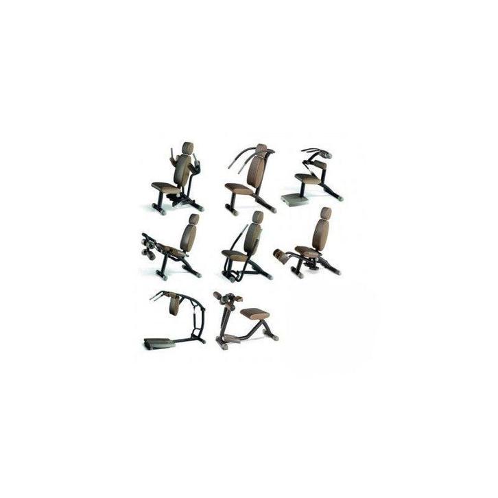 Circuit easy line Technogym, Sports & Fitness, Appareils de fitness, Utilisé, Autres types, Bras, Jambes, Pectoraux, Abdominaux