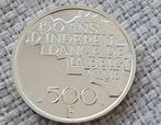 Pièce belge de 500 Fr 180, Timbres & Monnaies, Enlèvement ou Envoi, Monnaie en vrac, Plaqué argent