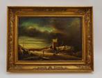 Jacob Isaacksz van Ruisdael (1628–1682) Naar, Dorpsgezicht, Ophalen of Verzenden