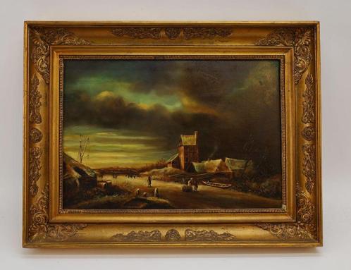 Jacob Isaacksz van Ruisdael (1628–1682) Naar, Dorpsgezicht, Antiek en Kunst, Kunst | Schilderijen | Klassiek, Ophalen of Verzenden