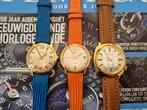 Lot vintage horloges, mechanisch, goldplated, verzameling, Overige merken, Staal, Verzenden, Polshorloge