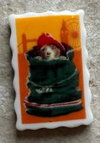 Fève Paddington (?) P&GCo - orange jaune gris rouge - bon ét, Collections, Enlèvement ou Envoi, Utilisé, Animal