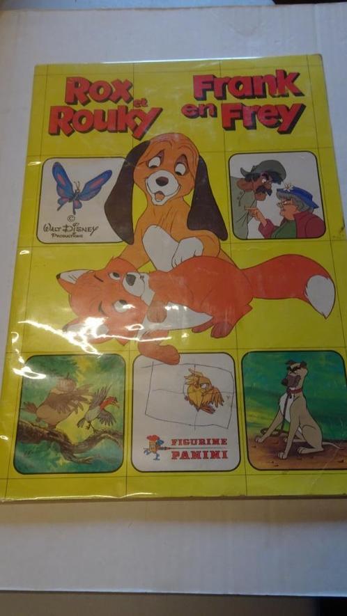 Album PANINI - Rox en Rouky - Walt Disney - Compleet, Verzamelen, Disney, Gebruikt, Plaatje of Poster, Overige figuren, Ophalen of Verzenden