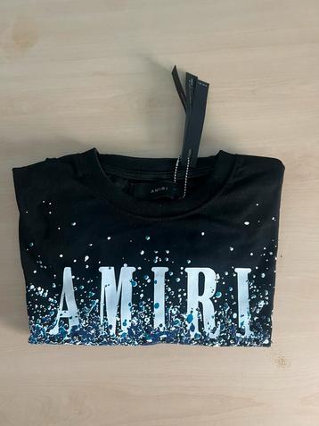 Zwarte Amiri T-shirt – nieuw, maat S beschikbaar voor biedingen