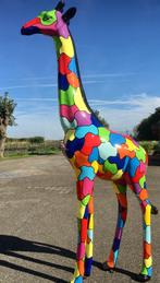 giraffe-krokodil- kunst beeld, Tuin en Terras, Tuinbeelden, Ophalen of Verzenden, Nieuw, Kunststof, Abstract beeld