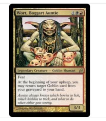 Wort, Boggart Auntie - LRW - MTG - NM  beschikbaar voor biedingen