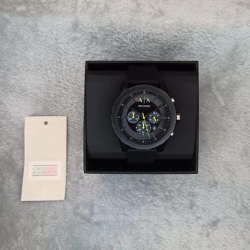 Armani Exchange horloge - zwarte, groene en gele toetsen, Ta beschikbaar voor biedingen