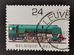 Belgie 1985 - treinen, spoorwegen - locomotief Pacific, Postzegels en Munten, Ophalen of Verzenden, Gestempeld, Treinen