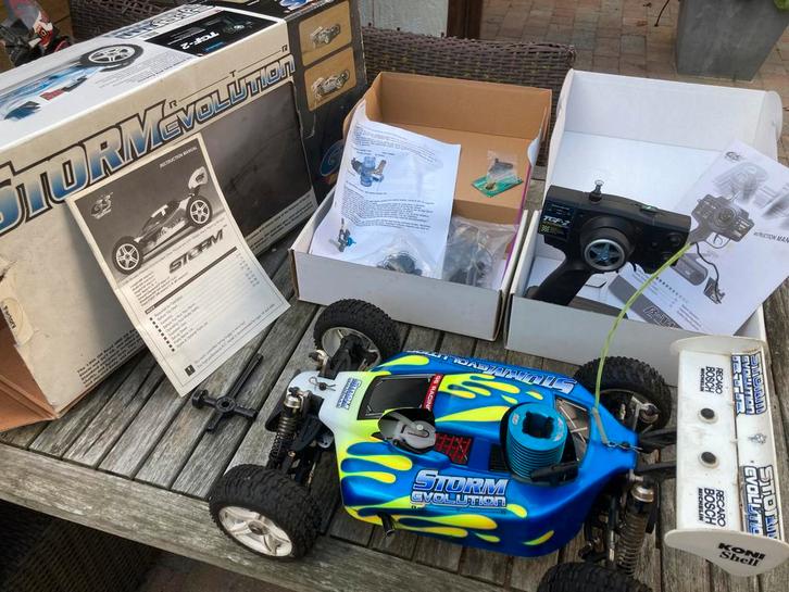 1/8 nitro buggy gs racing, Hobby en Vrije tijd, Modelbouw | Radiografisch | Auto's, Zo goed als nieuw, Nitro, Ophalen