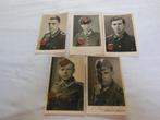 Lot ( 6) 5 originele portretfoto's soldaten Wehrmacht WO 2, Verzamelen, Militaria | Tweede Wereldoorlog, Ophalen of Verzenden