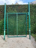 Bekaert tuinhekken en panelen - Groen RAL6005, Ophalen, Gebruikt, Aluminium