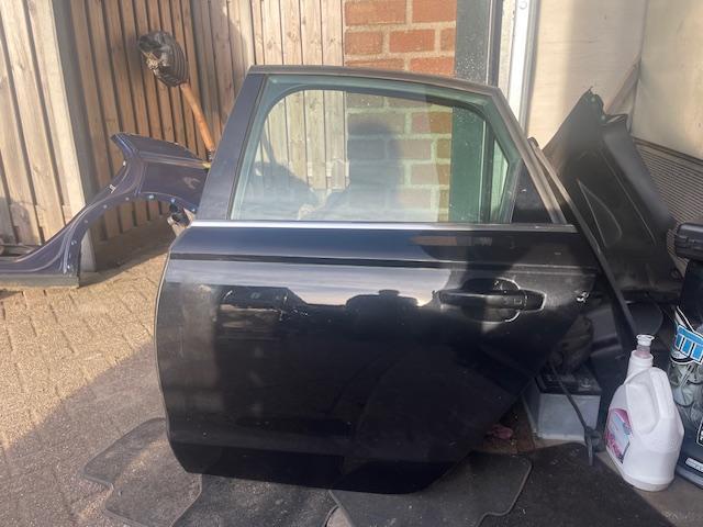 PORTIER LINKS ACHTER LZ9Y Audi A6 (C7) (01-2010/09-2018), Auto-onderdelen, Carrosserie, Deur, Audi, Achter, Links, Gebruikt