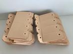 Craftkleurige labels 4 x 8 cm +- 950 stuks, Ophalen of Verzenden, Zo goed als nieuw, Overige typen