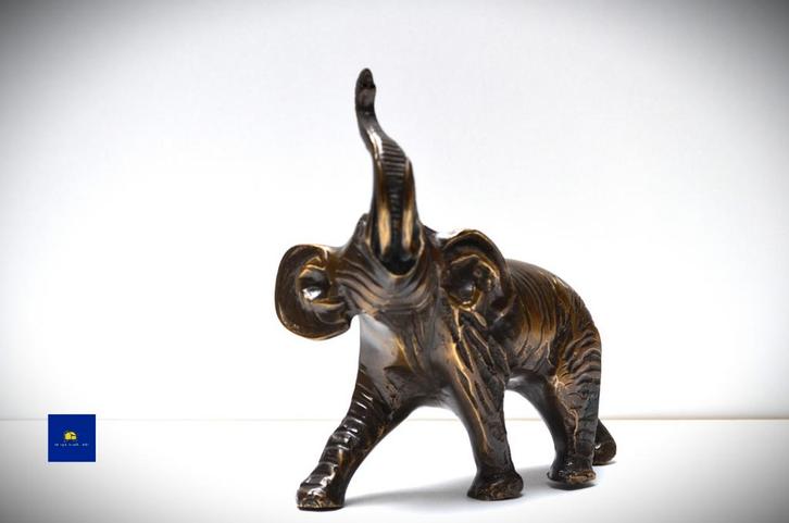 Decoratieve Olifant, Antiek en Kunst, Antiek | Brons en Koper, Brons, Ophalen