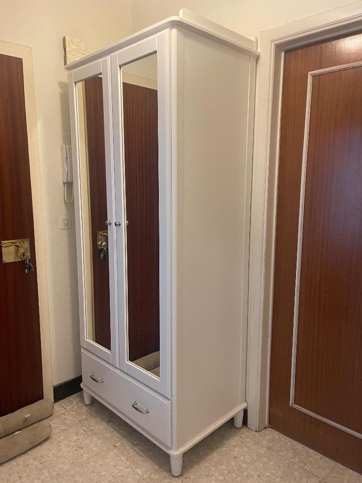 Mooie kleerkast TYSSEDAL IKEA – met spiegel – 88x58x208, Huis en Inrichting, Kasten | Kleerkasten, Zo goed als nieuw, 200 cm of meer