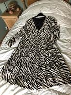Robe imprimée noir / blanc - T 42, Ophalen, Overige kleuren, JBC, Knielengte