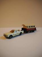 Vintage miniatuur auto met woonwagen, 1970s, Verzamelen, Ophalen of Verzenden, Huis en Inrichting