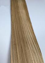 Zebrano fineer, 225x14 cm, Nieuw, Plank, Minder dan 25 mm, Overige houtsoorten