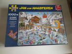Puzzel Jumbo 1000 Jan Van Haasteren De winterspelen, 500 à 1500 pièces, Puzzle, Utilisé, Enlèvement ou Envoi