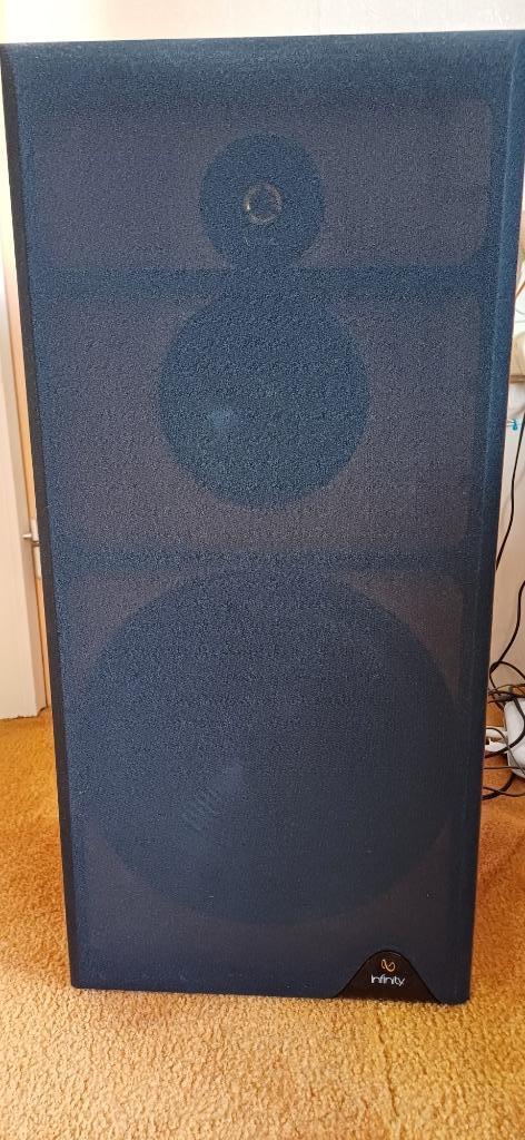 Infinity Luidsprekerboxen twee stuks, Audio, Tv en Foto, Luidsprekerboxen, Gebruikt, Front, Rear of Stereo speakers, Overige merken