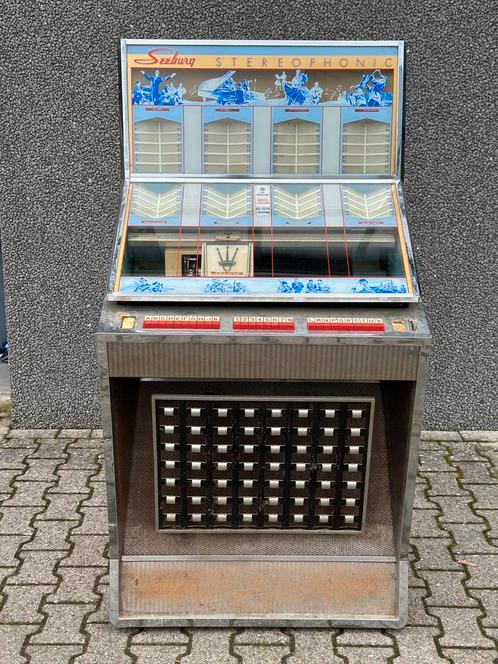 Seeburg model Q-160 jukebox ongerestaureerd., Verzamelen, Automaten | Jukeboxen, Gebruikt, Seeburg, 1950 tot 1960, Ophalen of Verzenden