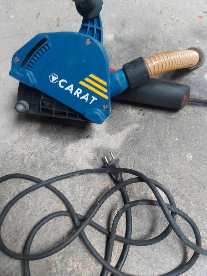 Carat MZSL1253NS Sleuvenzaagmachine Type SL-1253N DUSTEC In, Doe-het-zelf en Bouw, Gereedschap | Schuurmachines, Zo goed als nieuw