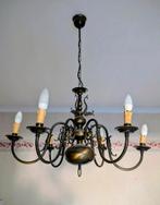 Lustre vintage en laiton patiné, Enlèvement