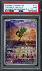 Teal Mask Ogerpon [Pokemon Center Stamp] PSA 9 - SVP123, Verzenden, Zo goed als nieuw, Losse kaart