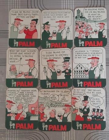 Palm bierviltjes 9 stuks beschikbaar voor biedingen