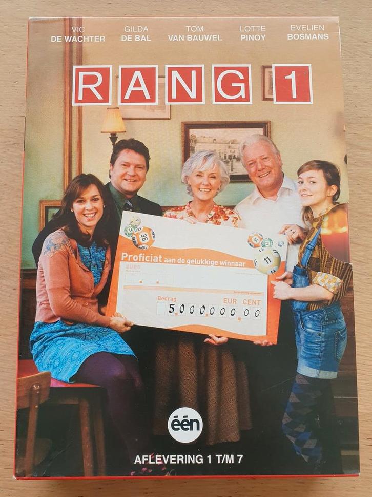 Rang 1 (Box met aflevering 1 t/m 7) - VRT serie, Cd's en Dvd's, Dvd's | Tv en Series, Gebruikt, Drama, Boxset, Alle leeftijden