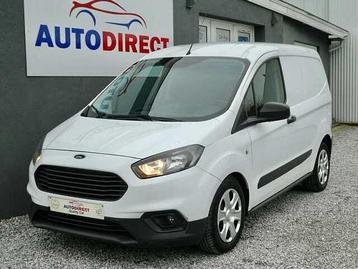 Ford Transit Courier 1.5 EcoBlue Utilitaire Navi, Airco,, Autos, Achat, Euro 6, Noir, 101 g/km