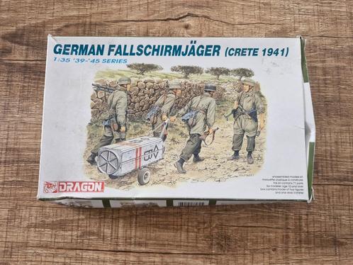Dragon German Fallschirmjäger Crete 1941 1/35, Hobby en Vrije tijd, Modelbouw | Figuren en Diorama's, Zo goed als nieuw, Figuur of Figuren