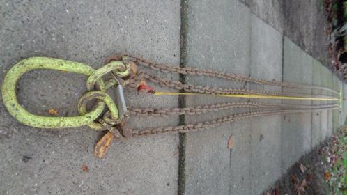 Hijsketting - 4-sprong - 6m lengte, Doe-het-zelf en Bouw, Lieren en Takels, Gebruikt, Ophalen