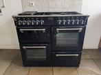 Stoves Richmond 1000 DF IN BLACK 100 cm gasfornuis zwart., Elektronische apparatuur, Ophalen, Gebruikt, Gas, Vrijstaand