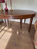 Acajou (mahoniehout)  tafel ovaal - uitschuifbaar, Ophalen of Verzenden