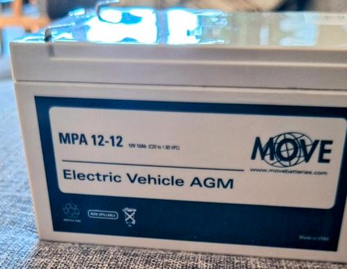 2 nieuwe move mpa 12 12 batterijen scootmobiel, Auto-onderdelen, Accu's en Toebehoren, Nieuw, Ophalen of Verzenden