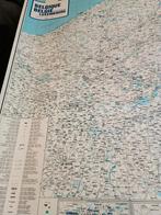 Geplastificeerde België landkaart, Boeken, Atlassen en Landkaarten, Ophalen of Verzenden, Zo goed als nieuw, België, Landkaart