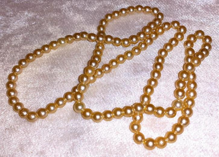 lot kralen parels champagne 4mm +- 115, Hobby & Loisirs créatifs, Fabrication de Perles & Bijoux, Neuf, Perle, Enlèvement ou Envoi