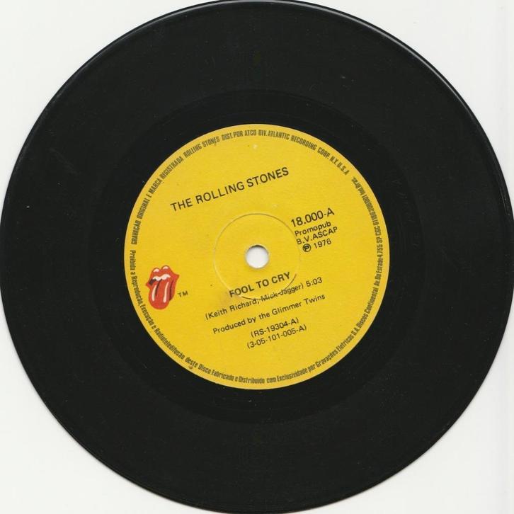 33E (! ! !)single vinyle:« Fool to cry » des Rolling Stones., CD & DVD, Vinyles | Rock, Comme neuf, Pop rock, Autres formats, Enlèvement ou Envoi
