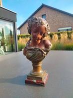 Antiek beeld Albert Carrier buste kunst, Antiek en Kunst, Kunst | Beelden en Houtsnijwerken, Ophalen of Verzenden