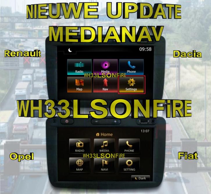 Media-Nav Renault - Dacia - Opel - Fiat 2025.02, Computers en Software, Navigatiesoftware, Update, Ophalen