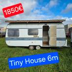 Caravan tiny house pipowagen woonwagen tuinhuis bureau bouw, Caravans en Kamperen, Ophalen of Verzenden