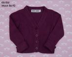 Cardigan Kik Kid – paars - Maat 86-92, Gebruikt, Meisje, Trui of Vest, Ophalen of Verzenden