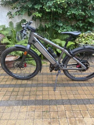 speedpedelec Stromer ST5 met 2 batterijen van 983W en 6500km, 51 à 55 cm, 50 km par batterie ou plus, Comme neuf, Enlèvement