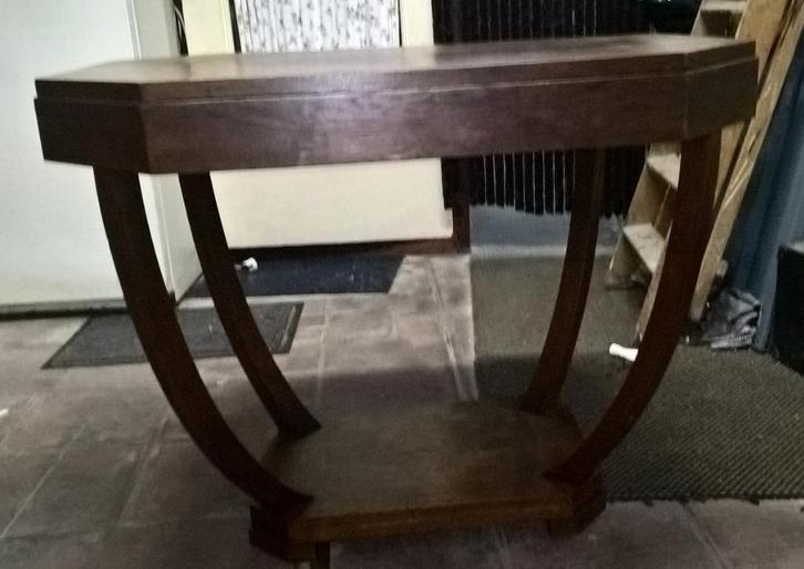 vintage tafel vermoedelijk een de coene kortijk, Antiek en Kunst, Antiek | Meubels | Tafels, Ophalen