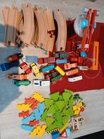 Treinbaan hout, Ophalen, Zo goed als nieuw, Duw- of Trekspeelgoed