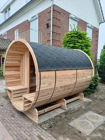 Barrel Sauna Red Cedar TR-300, Gratis sauna installatie!!! beschikbaar voor biedingen